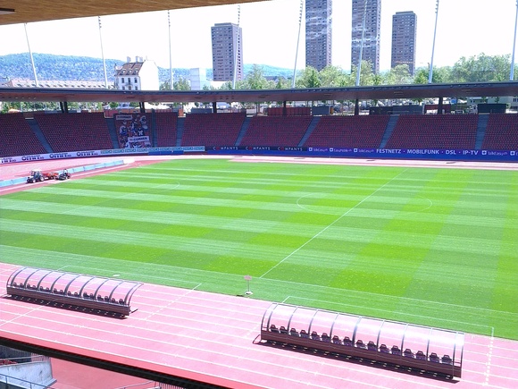 View from the restaurant on the infield